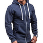 Men's Hooded Sweatshirts Zipper Hoodie Men Sweatshirt Solid Colour Sweatshirts For Male Sweatshirts The Clothing Company Sydney