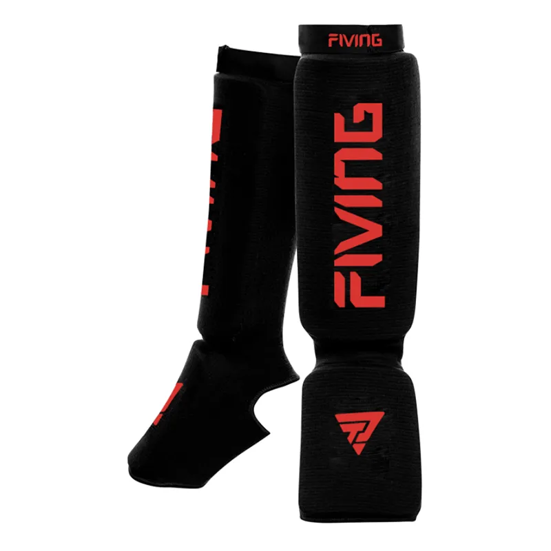 Cotton Boxing Shin Guards MMA Instep Ankle Protector Foot Protection TKD Kickboxing Pad Muaythai Training Leg Support Protectors The Clothing Company Sydney