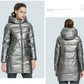 Women's Hooded Winter jacket fashion casual slim long warm cotton coat ladies parkas