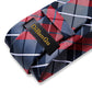 Classic Plaid Check Red Blue White Striped Silk Ties For Men Business Wedding Men's Neck Tie Handkerchief Cufflinks Gift For Men The Clothing Company Sydney