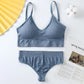 Women's Sport Bra Set Backless Bralette Seamless Padded Bra G String Thong Lingerie Set The Clothing Company Sydney