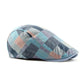 Ivy Spring Summer Plaid Newsboy Caps Men Polyester Flat Peaked Cap Women Painter Beret Hats