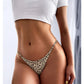 5 Pack Cotton G String Leopard Women Panties Sexy Briefs Thong Low Waist T-back Bikini Underwear Seamless Femlae Lingerie Size S-XL The Clothing Company Sydney