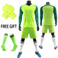 Kids Adult Goalkeeper Uniforms Suit Football Jerseys Men Boys Girls Women Long Sleeve Soccer Jerseys Set with socks+Shin guards The Clothing Company Sydney