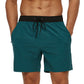 Men's Stretch Swim Trunks Quick Dry Beach Shorts With Zipper Pockets and Mesh Lining The Clothing Company Sydney