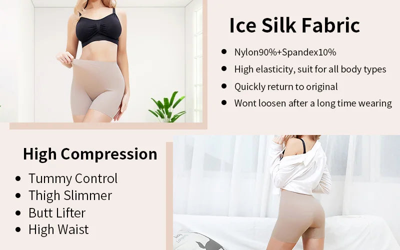 Women's Shapewear Panties Slip Shorts High Waist Girdle Seamless Body Shaper