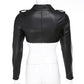 Street Motorcycle Faux Leather Jacket Women's Zipper Cropped Jacket Coat Outerwear Autumn Basic Jackets Ladies Jacket The Clothing Company Sydney