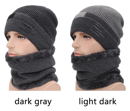 Skullies Beanies Men Scarf Knitted Hat Cap Male Bonnet Warm Wool Thick Winter Hats For Men Women Beanie Hat The Clothing Company Sydney