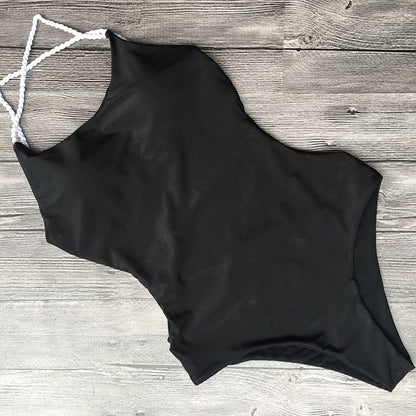 Sexy One Piece Swimsuit Black Monokini Backless Trikini 2020 Swimwear Women Bikinis Thong Triquini Female Bandage Bathing Suits The Clothing Company Sydney