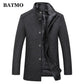 Autumn winter wool trench coat Men's wool jackets