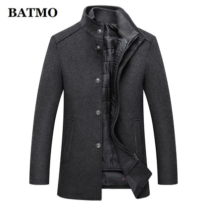 Autumn winter wool trench coat Men's wool jackets - The Clothing Company Sydney