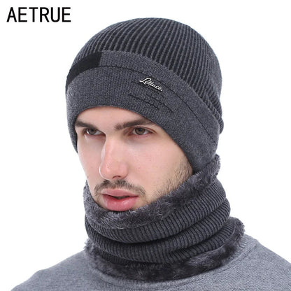 Skullies Beanies Men Scarf Knitted Hat Cap Male Bonnet Warm Wool Thick Winter Hats For Men Women Beanie Hat The Clothing Company Sydney