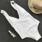 High Cut Ruffled Female Swimwear One Piece Swimsuit Women Backless Monokini Bather Bathing suit Swim Bodysuit The Clothing Company Sydney