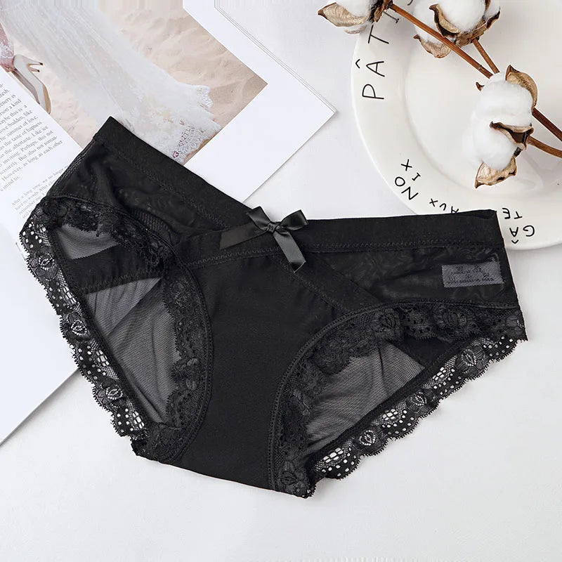 Mesh Underwear Lace Panties  Briefs Mid-Rise Underwear Lingerie Briefs The Clothing Company Sydney