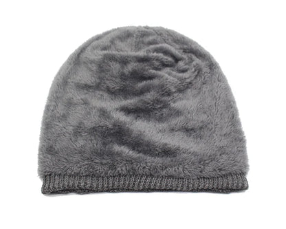 Winter Beanie Scarf skullies beanies Soft Skull Warm Baggy Cap Mask Hats For Men Women Knitted Hat - The Clothing Company Sydney