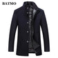 Autumn winter wool trench coat Men's wool jackets