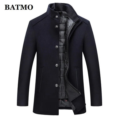 Autumn winter wool trench coat Men's wool jackets - The Clothing Company Sydney