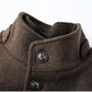 Autumn winter wool trench coat Men's wool jackets