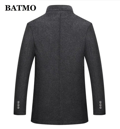 Autumn winter wool trench coat Men's wool jackets - The Clothing Company Sydney