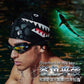 Men's Swimming Cap Adult Elastic Shark Swimming Caps Waterproof Protect Ears Long Hair Soft Women Bathing Cap