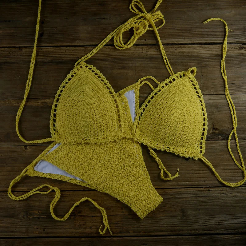 Women's Swimwear Push up Swimsuit Handmade Crochet Bikini Sets Lining Swim Trunks The Clothing Company Sydney