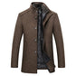 Autumn winter wool trench coat Men's wool jackets