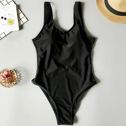 NKOOGH Shapewear Bathing Suits for Women Black Thong Bikini Women'S Block  Of Swimsuit Tie V Open Back High Cut Bathing Suit 
