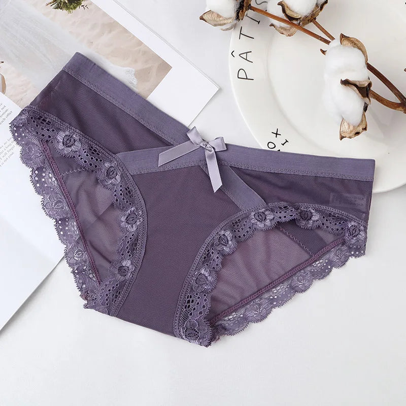 Mesh Underwear Lace Panties  Briefs Mid-Rise Underwear Lingerie Briefs The Clothing Company Sydney