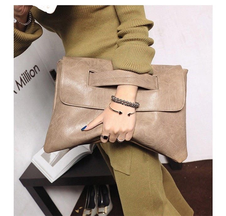 Women's Clutches PU leather Crossbody Bags Shoulder messenger bag Laptop Bag Tablet Laptop Pouch Bag big Ladies handbag The Clothing Company Sydney