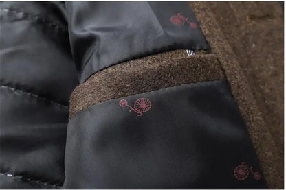 Autumn winter wool trench coat Men's wool jackets - The Clothing Company Sydney