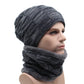 Winter Beanie Scarf skullies beanies Soft Skull Warm Baggy Cap Mask Hats For Men Women Knitted Hat