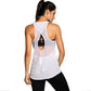 Women's Vest Tops Activewear Mesh Workout Sports Racerback Tank Tops Sleeveless Back Hollow Out Pullover T-shirt The Clothing Company Sydney