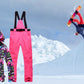 Women's Snow Suit Winter Outdoor Snowboarding Clothing Waterproof Skiing Costume Sets Jackets + Belt Pants