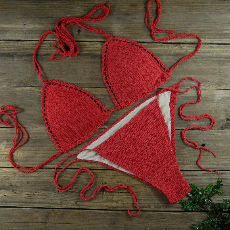 Women's Swimwear Push up Swimsuit Handmade Crochet Bikini Sets Lining Swim Trunks The Clothing Company Sydney