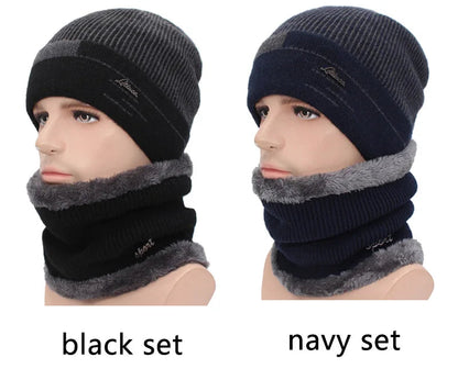 Skullies Beanies Men Scarf Knitted Hat Cap Male Bonnet Warm Wool Thick Winter Hats For Men Women Beanie Hat The Clothing Company Sydney