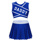 2 Piece Cheerleader Costume Women Adult Cheerleading Uniform Dancing Outfit Sleeveless Crop Top with Mini Pleated Skirt The Clothing Company Sydney