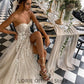 Beach Wedding Dresses For Bride Elegant Lace Boho Wedding Gowns Strapless Sleeveless High Split Princess Dresses The Clothing Company Sydney