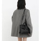 Women's Wool Blend Coat Solid Mid Long Woollen Blazer Thick Warm Blouse Overcoat Office Autumn Winter Jacket