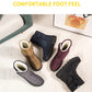 Non Slip Waterproof Snow Boots Women's Thick Plush Winter Ankle Boots Platform Keep Warm Cotton Padded Shoes