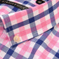 Plaid Checked Cotton Men Shirts Pocket-less Design Short Sleeve Summer Casual Standard-fit Button-down Thin Shirt The Clothing Company Sydney