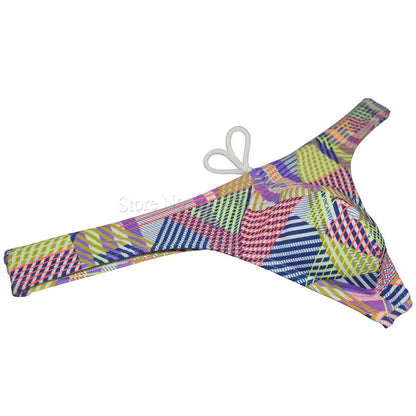 Men's Bikini Swim Thong Printed Swimsuit Smooth Swimwear T-back Mini Beachwear Surfing Thongs The Clothing Company Sydney