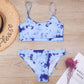 2 Piece Kids Swimwear Swimsuit Print Girls Kid Bikini Set 5-14 Years Children Bandage Swimming Suit Beachwear The Clothing Company Sydney