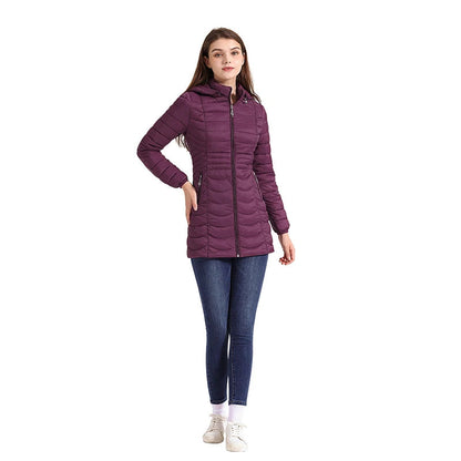 Winter Ultralight Warm Long Parka Coat Hooded Women Outdoor Padded Cotton Clothing Outerwear Jacket The Clothing Company Sydney
