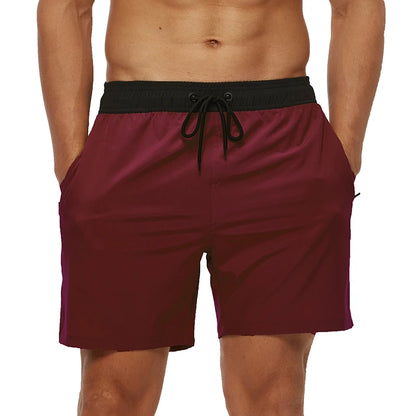 Men's Stretch Swim Trunks Quick Dry Beach Shorts With Zipper Pockets and Mesh Lining The Clothing Company Sydney