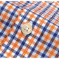 Plaid Checked Cotton Men Shirts Pocket-less Design Short Sleeve Summer Casual Standard-fit Button-down Thin Shirt The Clothing Company Sydney