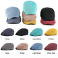 Spring Autumn Berets Hat Men's knitting Visor Cap Casual Fashion Women Beret Solid Yellow Blue Peaked Flat Cap Duckbill Hat