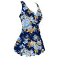 Plus Size One Piece Swimsuit Women's Swimwear with Skirt Swimdress Monokini Vintage Bathing Suit The Clothing Company Sydney