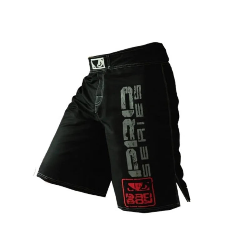 Dragon Print Breathable Fighting MMA Shorts Grappling Muay Thai Clothing Kick Boxing Training Shorts