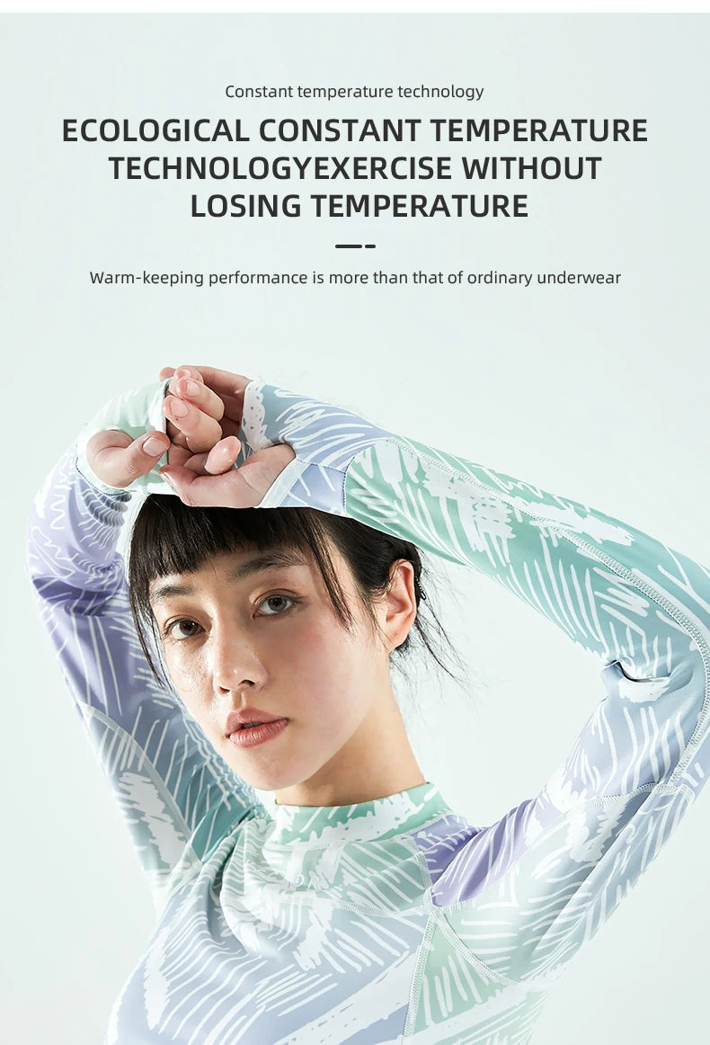 Womens 2 Piece Ultra Soft Winter Ski Quick Dry Base Layering Set Microfiber Fleece Thermal Underwear Plus Pants Set