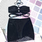 Wrap Around 3 Piece With Skirt  Bikini Female Swimsuit Women Swimwear Three-pieces Bikini set Bather Bathing Suit Swimwear The Clothing Company Sydney